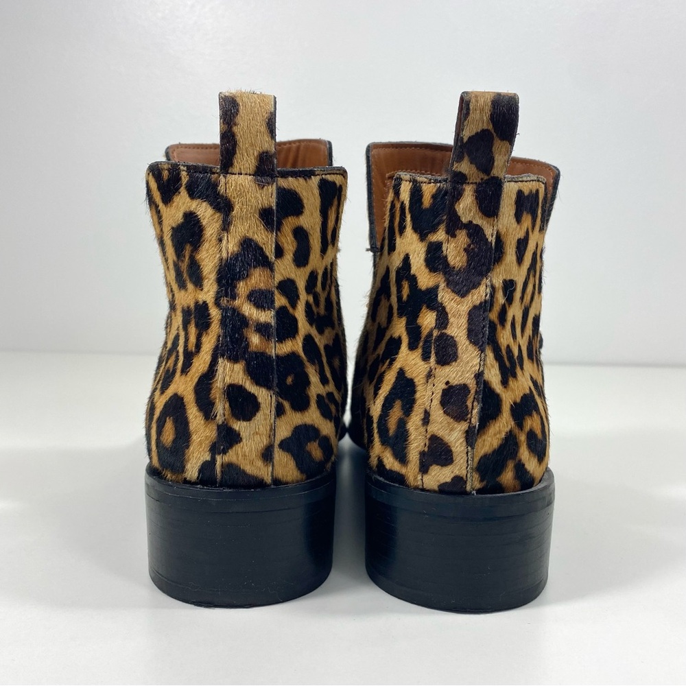 Franco Sarto Bernie 2 Leopard Animal Print Calf
Hair Leather Ankle Boots 9 - Picture 8 of 11
